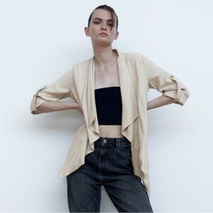 Zara Beige Safari Jacket